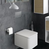 Vorschau: Cosmic Duo Square Rollenhalter ohne Deckel, chrom