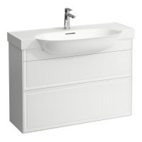 Laufen The New Classic Waschtischunterbau 98cm, 2 Schubladen, passend zu Möbelwaschtisch 81385.7, weiß, H4060920856311