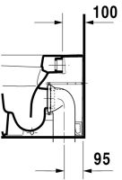 Vorschau: Duravit DuraStyle Stand-WC Tiefspüler, weiß
