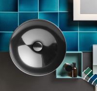 Vorschau: Alape SO-Serie Sondo 450 Aufsatzbecken rund Ø45cm dark iron ProShield AB.SO450.1