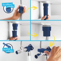 Vorschau: Grohe Start Küchen-Wasserhahn Niederdruck mit Dual Spülbrause, chrom