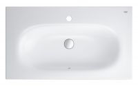 Grohe Essence Möbelwaschtisch 80x46cm, mit 1 Hahnloch, mit Überlauf, weiß PureGuard 3956700H