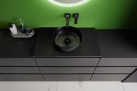 Vorschau: Burgbad Lin20 Waschtischunterschrank mit Konsolenplatte, 3 Auszügen, bodenstehend, 80,2cm