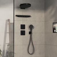 Vorschau: Hansgrohe ShowerSelect Comfort Q Ventil Unterputz für 3 Verbraucher, schwarz matt