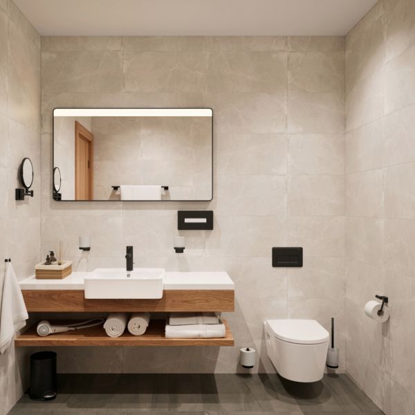 hansgrohe AddStoris S Ersatzpapierrollenhalter, schwarz matt