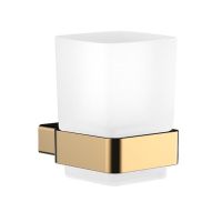 emco loft Glashalter Wandmodell, Kristallglas satiniert, gold poliert 052000700