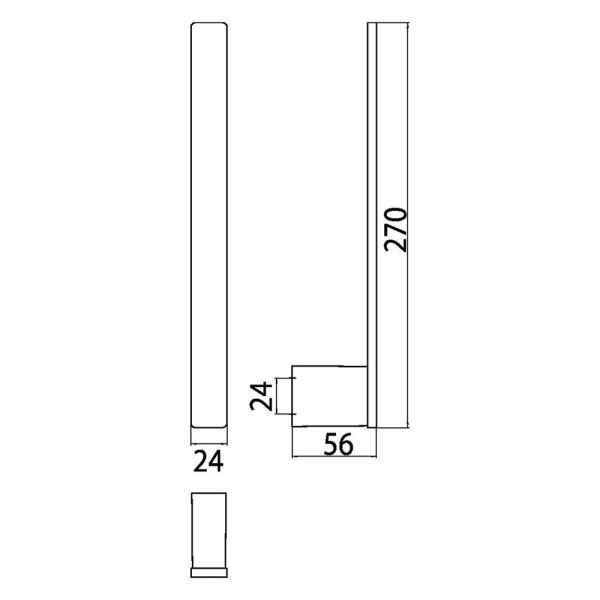 emco loft Reservepapierhalter für 2 Rollen, senkrecht, chrom