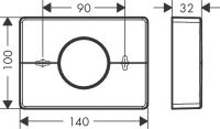 Vorschau: Hansgrohe AddStoris Hygienebeutelspender, chrom 41773000_1