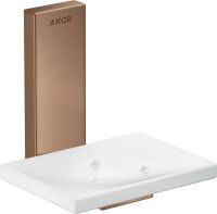 Vorschau: Axor Universal Universal Rectangular Seifenschale, brushed red gold 42605310