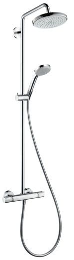 Hansgrohe Croma Showerpipe 220 1jet mit Thermostat, chrom