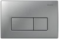 Geberit Kappa50 Betätigungsplatte für 2-Mengen-Spülung, edelstahl gebürstet