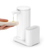 Vorschau: simplehuman berührungsloser Sensorspender Spülmittelspender mit Caddy 414ml wiederaufladbar, weiß ST1081