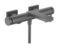 hansgrohe Tecturis E Einhebel-Wannenarmatur Aufputz, brushed black chrome