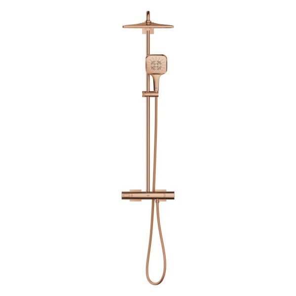 Grohe Rainshower SmartActive 310 Cube Duschsystem Aufputz, warm sunset