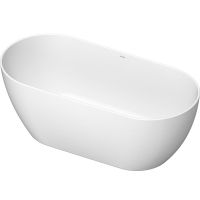 Vorschau: Duravit DuraKanto freistehende ovale Badewanne 148x75cm, weiß 700559000000000 