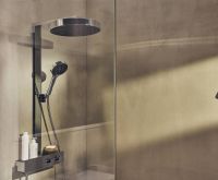 Vorschau: Hansgrohe Rainfinity Showerpipe 360 1jet mit ShowerTablet 350 chrom 26853000 