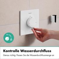 Vorschau: hansgrohe Ecostat Comfort E Thermostat Unterputz für 1 Funktion, weiß matt