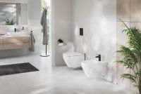 Vorschau: Grohe Cubeo Einhand-Bidetbatterie mit Ablaufgarnitur