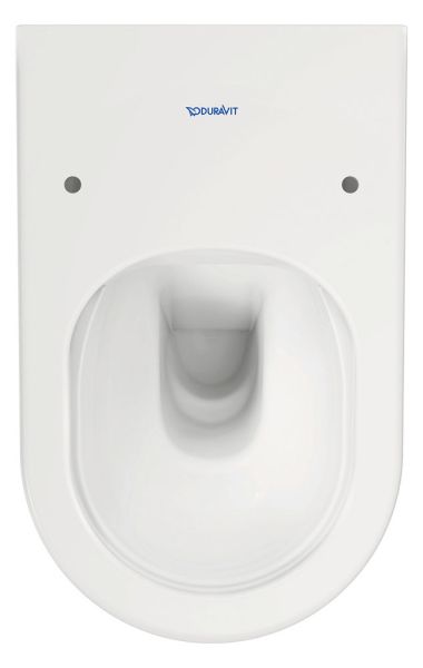 Duravit White Tulip Stand-WC, Tiefspüler, spülrandlos, HygieneGlaze, weiß