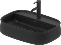 Duravit Zencha Aufsatzbecken 55x39cm anthrazit matt 2374551371