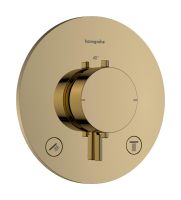 Vorschau: hansgrohe Ecostat Comfort S Thermostat Unterputz 2 Funktionen polished gold optic 33715990