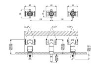 Vorschau: Villeroy&Boch Unterputz-Einbaukörper für Dreiloch-Waschtischaramatur TVW10610B15200