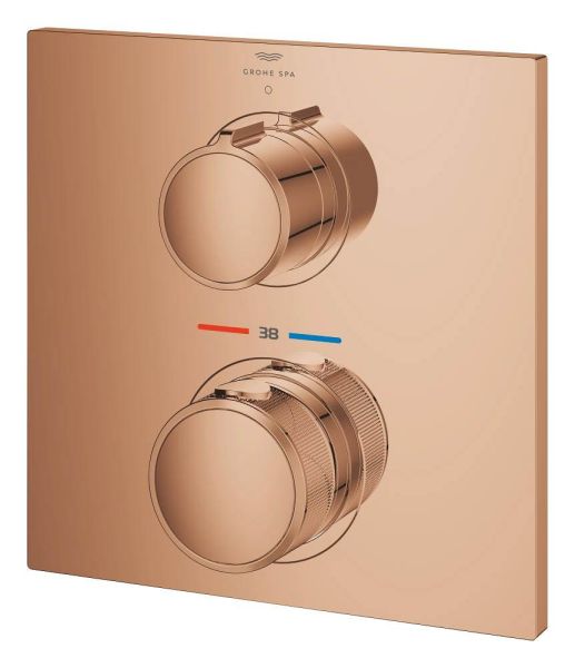 Grohe Allure Unterputz-Thermostat, 1 Verbraucher, eckig
