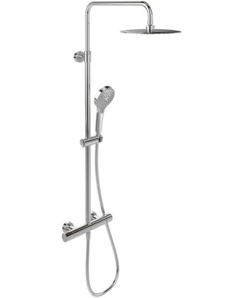 Villeroy&Boch Verve Showers Duschsystem mit 3 Strahlarten, chrom TVS109005000611 1