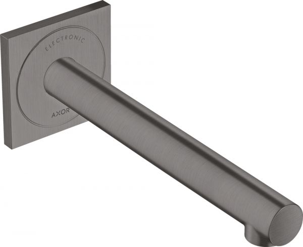 Axor Uno Elektronik-Waschtischmischer 220 Unterputz, für Wandmontage brushed black chrome 45111340