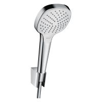 hansgrohe Croma Select E Brauseset 110 Vario 3jet, Duschschlauch 1,6m, weiß/chrom 28093400