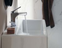 Vorschau: Axor Citterio Einhebel-Waschtischarmatur 90 mit Hebelgriff für Handwaschbecken, chrom 39022000