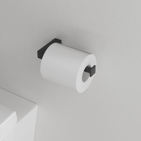 Cosmic Metric Rollenhalter ohne Deckel, schwarz matt