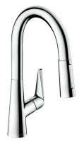 Hansgrohe Talis M51 Einhebel-Küchenmischer 160 mit Ausziehbrause, chrom