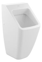 Vorschau: Villeroy&Boch Architectura Absaug-Urinal eckig inkl. Ablauf, weiß 55870501