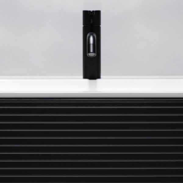 Burgbad Fiumo Badmöbel-Set 142cm, Spiegelschrank, Doppelwaschtisch und Unterschrank, 4 Auszüge