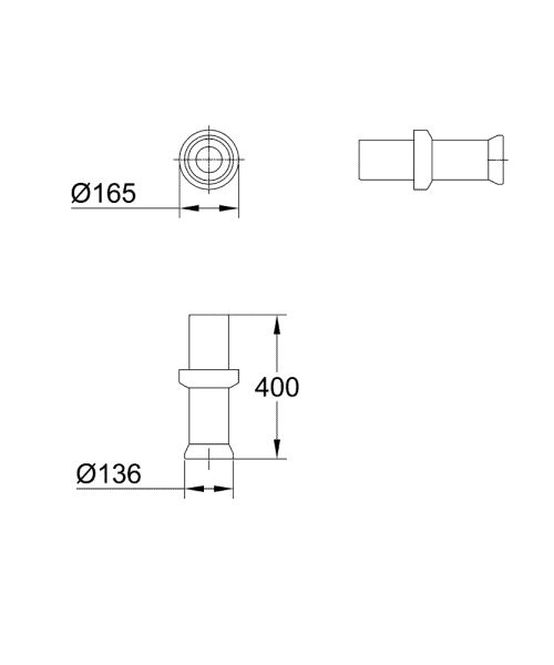 Grohe WC-Ablaufbogen 39453000