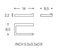 Vorschau: Cosmic The Grid Rollenhalter ohne Deckel, weiß matt