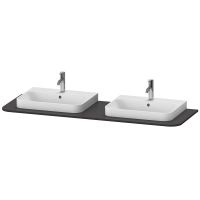 Vorschau: Duravit Happy D.2 Plus Konsolenplatte für 2 Aufsatzbecken 160x55cm_HP032HB8080