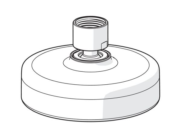 Hansa Hansabasicjet Kopfbrause, Ø 95mm, 1-strahling, schwenkbar, chrom