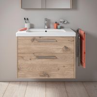 Duravit D-Code Möbelset 80cm Waschtisch mit Unterschrank