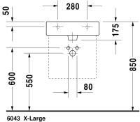 Vorschau: Duravit Vero Waschtisch rechteckig 50x47cm, 1 Hahnloch, mit Überlauf, weiß 0454500000