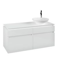 Vorschau: Villeroy&Boch Legato Waschtischunterschrank 120x50cm für Aufsatzwaschtisch, 4 Auszüge glossy white B58200DH