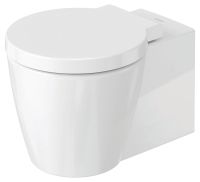 Vorschau: Duravit Starck 1 Wand-WC 57,5x41cm, rund, WonderGliss, Durafix, weiß 02100900641 5