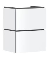 hansgrohe Xilesa E Unterschrank 48x38cm für Handwaschbecken mit 2 Schubkästen mit Push-Open, weiß matt 54290700 
