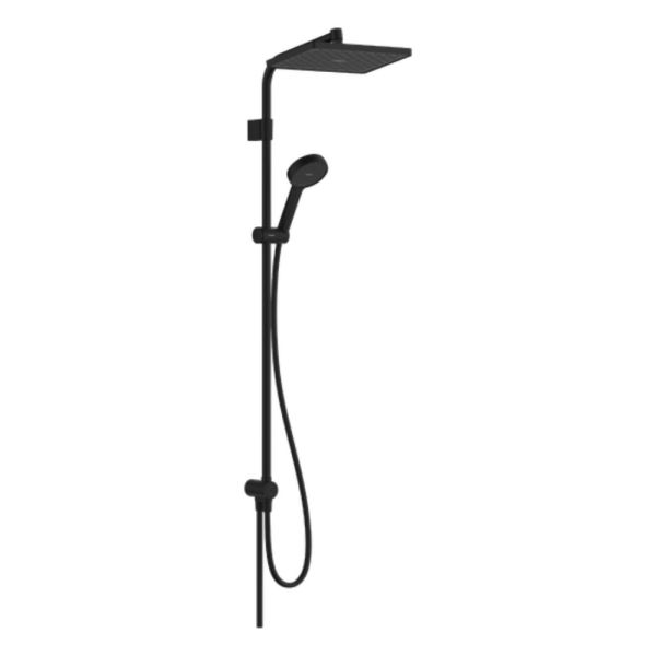 hansgrohe Activera Q Duschsystem 290 1jet Reno, EcoSmart, schwarz matt 28757670