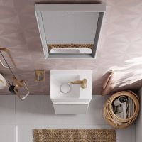 Vorschau: hansgrohe Xelu Q Handwaschbecken 36x25cm, Hahnloch rechts, SmartClean, weiß