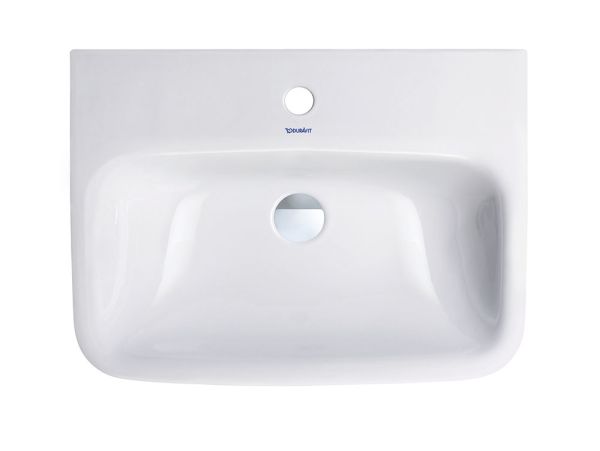 Duravit DuraStyle Waschtisch rechteckig 60x44cm, 1 Hahnloch, ohne Überlauf, weiß 2324600000