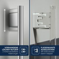 Vorschau: Grohe Vitalio Joy+ 120 Brausestangen-Set, 3 Strahlarten, chrom