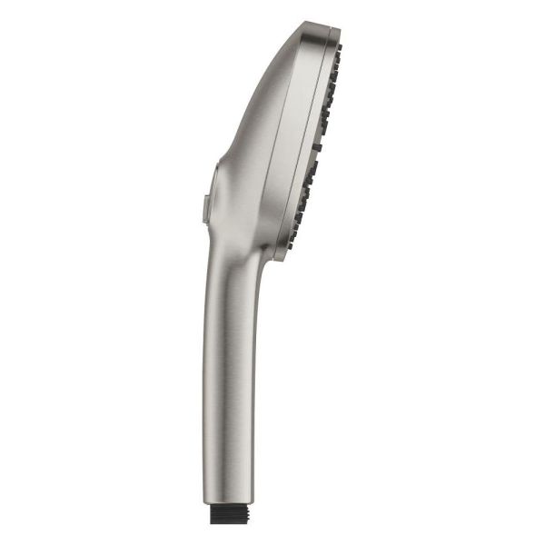Grohe Vitalio Joy+ 120 Handbrause mit 3 Strahlarten, 6,3 l/min, supersteel 134863DC00 