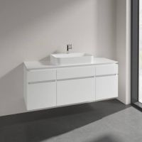 Vorschau: Villeroy&Boch Legato Waschtischunterschrank 140x50cm für Aufsatzwaschtisch, 5 Auszüge glossy white B7600Dh